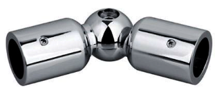 SHOWER HEADER CLAMP FOR 2 WAY CONNECTING PIPE